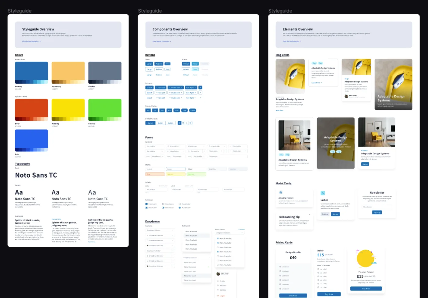 The company’s design system